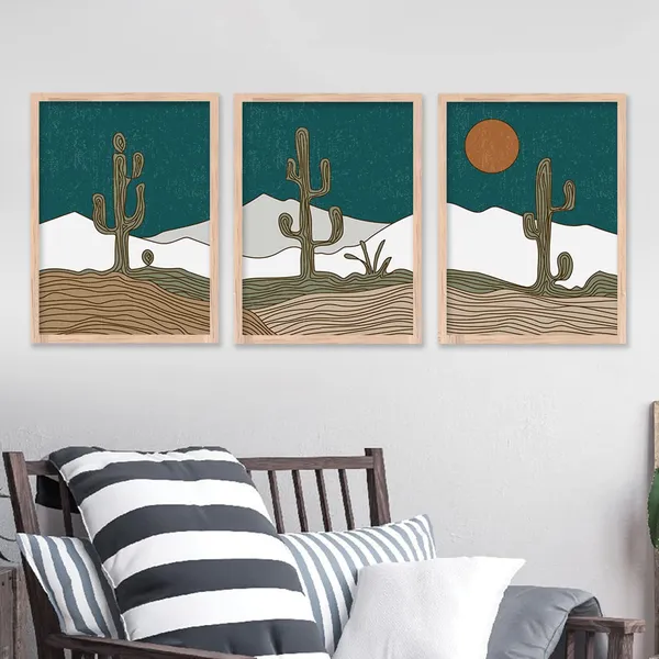 ARTELLY_Modern_Art_Framed_Wall_Paintings_For_Wall/Home_Decoration_Living_Room_Bedroom_Frames_For_Office_Hotel_Cafe_Wall_Decor_Big_Size_Decorative_Artwork_items,_Set_of_3_(11inch_x_14inch,_Boho_13)