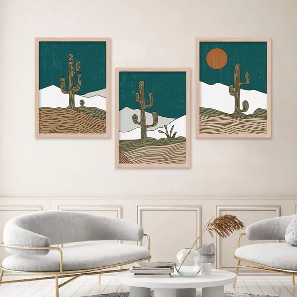 ARTELLY_Modern_Art_Framed_Wall_Paintings_For_Wall/Home_Decoration_Living_Room_Bedroom_Frames_For_Office_Hotel_Cafe_Wall_Decor_Big_Size_Decorative_Artwork_items,_Set_of_3_(11inch_x_14inch,_Boho_13)