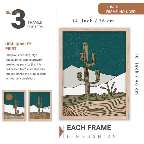 ARTELLY_Modern_Art_Framed_Wall_Paintings_For_Wall/Home_Decoration_Living_Room_Bedroom_Frames_For_Office_Hotel_Cafe_Wall_Decor_Big_Size_Decorative_Artwork_items,_Set_of_3_(11inch_x_14inch,_Boho_13)