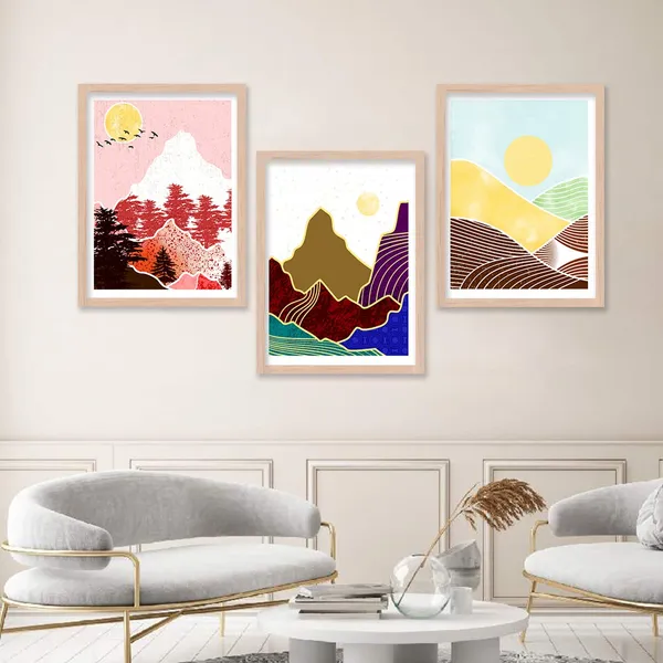ARTELLY_Modern_Art_Framed_Wall_Paintings_For_Wall/Home_Decoration_Living_Room_Bedroom_Frames_For_Office_Hotel_Cafe_Wall_Decor_Big_Size_Decorative_Artwork_items,_Set_of_3_(11inch_x_14inch,_Boho_4)