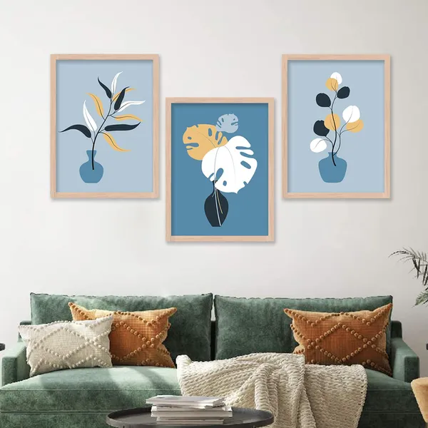 ARTELLY_Modern_Art_Framed_Wall_Paintings_For_Wall/Home_Decoration_Living_Room_Bedroom_Frames_For_Office_Hotel_Cafe_Wall_Decor_Big_Size_Decorative_Artwork_items,_Set_of_3_(11inch_x_14inch,_Boho_15)