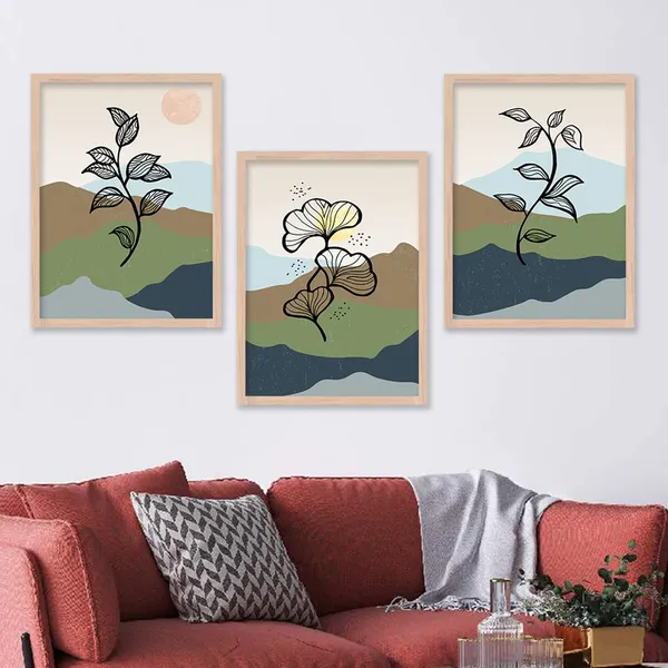ARTELLY_Modern_Art_Framed_Wall_Paintings_For_Wall/Home_Decoration_Living_Room_Bedroom_Frames_For_Office_Hotel_Cafe_Wall_Decor_Big_Size_Decorative_Artwork_items,_Set_of_3_(11inch_x_14inch,_Boho_12)