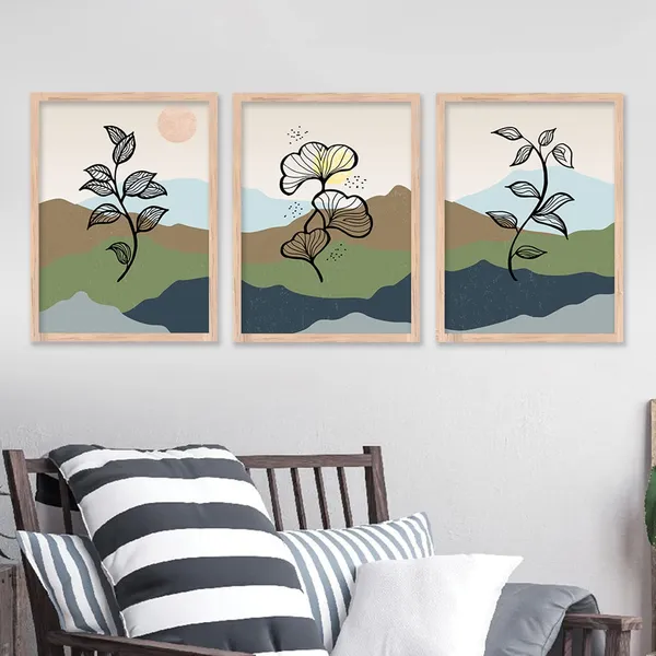ARTELLY_Modern_Art_Framed_Wall_Paintings_For_Wall/Home_Decoration_Living_Room_Bedroom_Frames_For_Office_Hotel_Cafe_Wall_Decor_Big_Size_Decorative_Artwork_items,_Set_of_3_(11inch_x_14inch,_Boho_12)