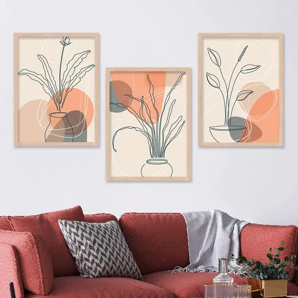 ARTELLY_Modern_Art_Framed_Wall_Paintings_For_Wall/Home_Decoration_Living_Room_Bedroom_Frames_For_Office_Hotel_Cafe_Wall_Decor_Big_Size_Decorative_Artwork_items,_Set_of_3_(11inch_x_14inch,_Boho_10)