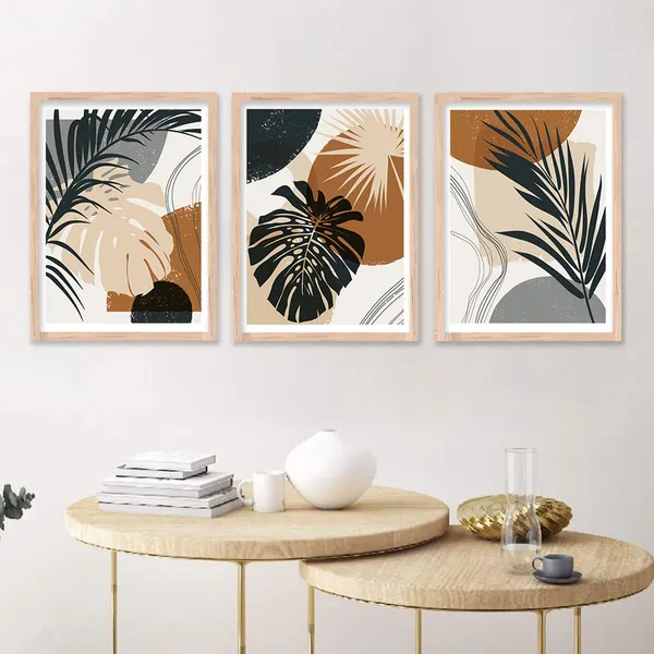 ARTELLY_Modern_Art_Framed_Wall_Paintings_For_Wall/Home_Decoration_Living_Room_Bedroom_Frames_For_Office_Hotel_Cafe_Wall_Decor_Big_Size_Decorative_Artwork_items,_Set_of_3_(11inch_x_14inch,_Boho_1)