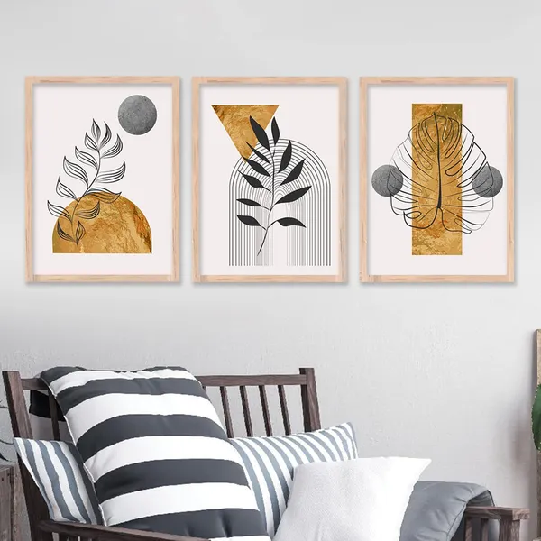ARTELLY_Modern_Art_Framed_Wall_Paintings_For_Wall/Home_Decoration_Living_Room_Bedroom_Frames_For_Office_Hotel_Cafe_Wall_Decor_Big_Size_Decorative_Artwork_items,_Set_of_3_(11inch_x_14inch,_Boho_6)
