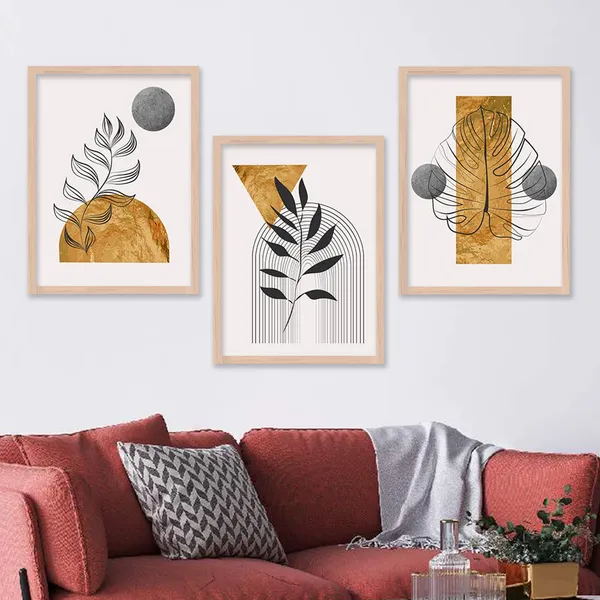 ARTELLY_Modern_Art_Framed_Wall_Paintings_For_Wall/Home_Decoration_Living_Room_Bedroom_Frames_For_Office_Hotel_Cafe_Wall_Decor_Big_Size_Decorative_Artwork_items,_Set_of_3_(11inch_x_14inch,_Boho_6)