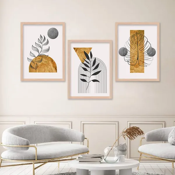 ARTELLY_Modern_Art_Framed_Wall_Paintings_For_Wall/Home_Decoration_Living_Room_Bedroom_Frames_For_Office_Hotel_Cafe_Wall_Decor_Big_Size_Decorative_Artwork_items,_Set_of_3_(11inch_x_14inch,_Boho_6)