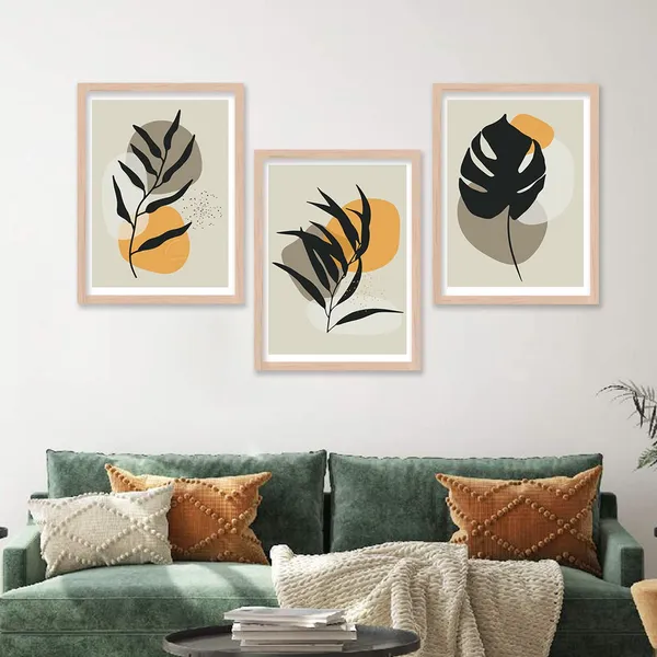 ARTELLY_Modern_Art_Framed_Wall_Paintings_For_Wall/Home_Decoration_Living_Room_Bedroom_Frames_For_Office_Hotel_Cafe_Wall_Decor_Big_Size_Decorative_Artwork_items,_Set_of_3_(11inch_x_14inch,_Boho_11)