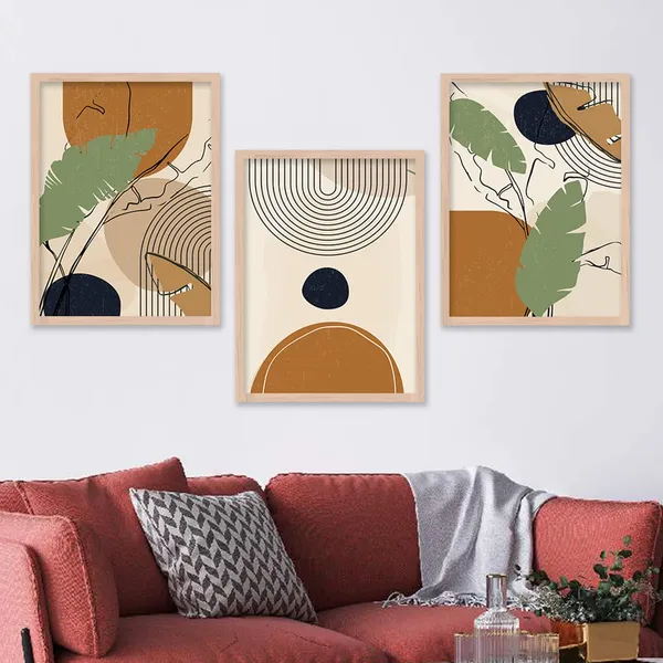 ARTELLY_Modern_Art_Framed_Wall_Paintings_For_Wall/Home_Decoration_Living_Room_Bedroom_Frames_For_Office_Hotel_Cafe_Wall_Decor_Big_Size_Decorative_Artwork_items,_Set_of_3_(11inch_x_14inch,_Boho_7)