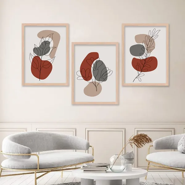 ARTELLY_Modern_Art_Framed_Wall_Paintings_For_Wall/Home_Decoration_Living_Room_Bedroom_Frames_For_Office_Hotel_Cafe_Wall_Decor_Big_Size_Decorative_Artwork_items,_Set_of_3_(11inch_x_14inch,_Boho_5)