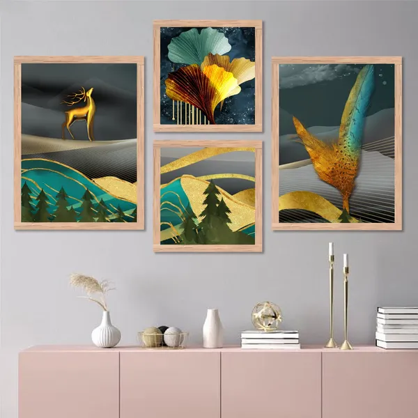 ARTELLY_Framed_Wall_Paintings_For_Wall/Home_Decoration_Living_Room_Bedroom_Frames_For_Office_Hotel_Cafe_Wall_Decor_Big_Size_Decorative_Artwork_(Set_of_4)_(Modern,_Art_13)
