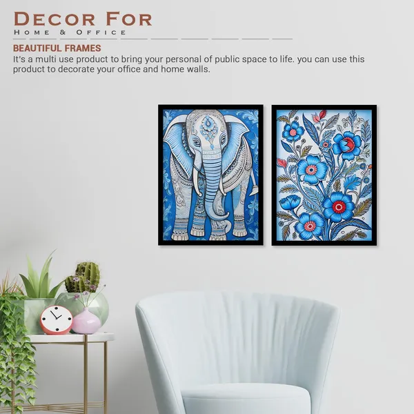 ARTELLY_Traditional_Framed_Wall_Art_Paintings_For_Wall_Decoration_-_Madhubani_Art_Painting_For_Living_Room_Bedroom_Office_Hotels_Frames_For_Wall_Decor_(Set_of_2)_(Medium,_ART_3)