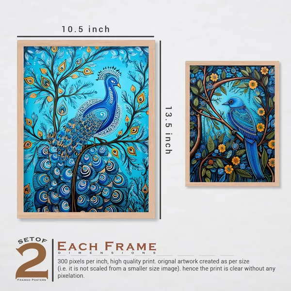 ARTELLY_Madhubani_Wall_Painting_For_Living_Room_Bedroom_Wall_Decor_Frames_-_Painting_for_Wall_Decoration_-_Traditional_Framed_Wall_Art_(Set_of_2)_(Medium,_ART_5)