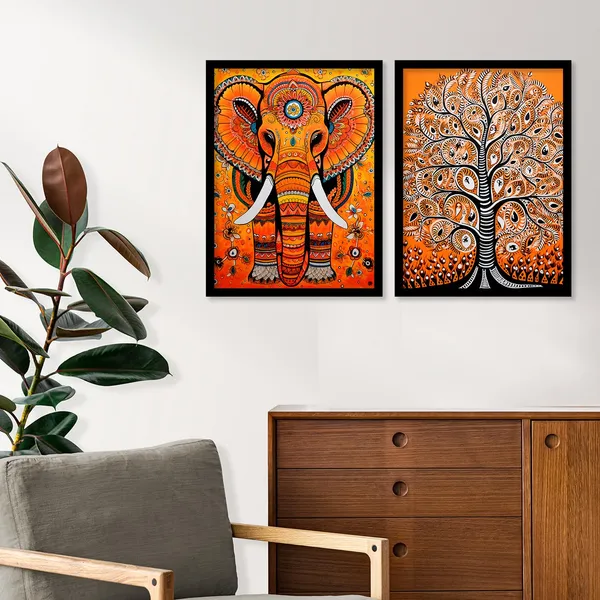 ARTELLY_Traditional_Framed_Wall_Art_Paintings_For_Wall_Decoration_-_Madhubani_Art_Painting_For_Living_Room_Bedroom_Office_Hotels_Frames_For_Wall_Decor_(Set_of_2)_(Medium,_ART_5)