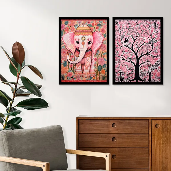 ARTELLY_Traditional_Framed_Wall_Art_Paintings_For_Wall_Decoration_-_Madhubani_Art_Painting_For_Living_Room_Bedroom_Office_Hotels_Frames_For_Wall_Decor_(Set_of_2)_(Medium,_ART_10)