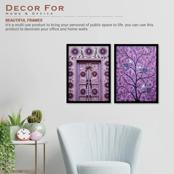 ARTELLY_Traditional_Framed_Wall_Art_Paintings_For_Wall_Decoration_-_Madhubani_Art_Painting_For_Living_Room_Bedroom_Office_Hotels_Frames_For_Wall_Decor_(Set_of_2)_(Medium,_ART_7)