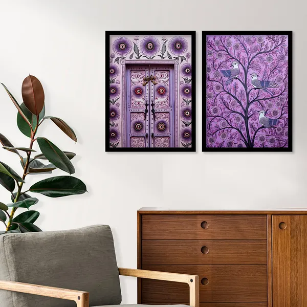 ARTELLY_Traditional_Framed_Wall_Art_Paintings_For_Wall_Decoration_-_Madhubani_Art_Painting_For_Living_Room_Bedroom_Office_Hotels_Frames_For_Wall_Decor_(Set_of_2)_(Medium,_ART_7)