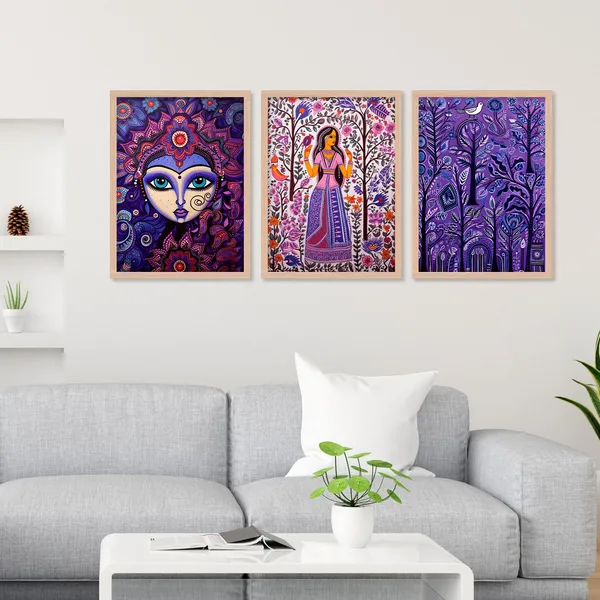 ARTELLY_Madhubani_Wall_Painting_For_Office_Wall_Decoration_-_Traditional_Theme_Wall_Art_For_Living_Room_Bedroom_Hotel_Home_Decor_(Pack_Of_3)_(Medium,_ART_4)