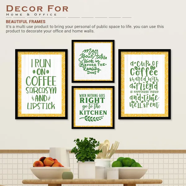 ARTELLY_Food_Quotes_Wall_Frames_Restaurant_Posters_for_Wall_-_Kitchen_posters_framed_-_Kitchen_Quotes_Wall_Decor_–_Dining_Room_Quotes_Paintings_Home_Decoration_(Set_of_4)_(Large,_7)