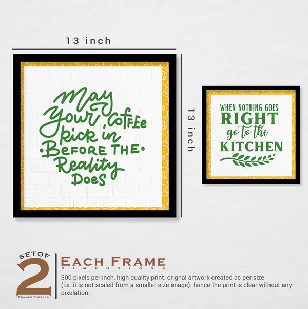 ARTELLY_Food_Quotes_Wall_Frames_Restaurant_Posters_for_Wall_-_Kitchen_posters_framed_-_Kitchen_Quotes_Wall_Decor_–_Dining_Room_Quotes_Paintings_Home_Decoration_(Set_of_4)_(Large,_7)