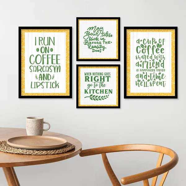 ARTELLY_Food_Quotes_Wall_Frames_Restaurant_Posters_for_Wall_-_Kitchen_posters_framed_-_Kitchen_Quotes_Wall_Decor_–_Dining_Room_Quotes_Paintings_Home_Decoration_(Set_of_4)_(Large,_7)