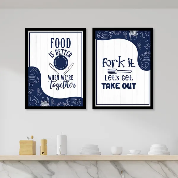 ARTELLY_Food_Quotes_Wall_Frames_Restaurant_Posters_for_Wall_-_Kitchen_posters_framed_-_Kitchen_Quotes_Wall_Decor_–_Dining_Room_Quotes_Paintings_Home_Decoration_(Set_of_4)_(Large,_6)