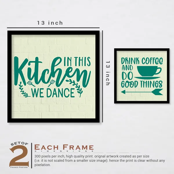 ARTELLY_Food_Quotes_Wall_Frames_Restaurant_Posters_for_Wall_-_Kitchen_posters_framed_-_Kitchen_Quotes_Wall_Decor_–_Dining_Room_Quotes_Paintings_Home_Decoration_(Set_of_4)_(Large,_11)