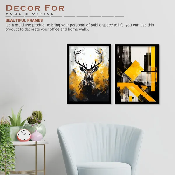 ARTELLY_Aesthetic_Framed_Wall_Art_Paintings_For_Living_Room_Bedroom,_Paintings_For_Wall_Decoration_-_Decorative_Poster_Frames_For_Bedroom_Home_Decor_items_(Set_of_2)_(Medium,_Modern_Art_5)