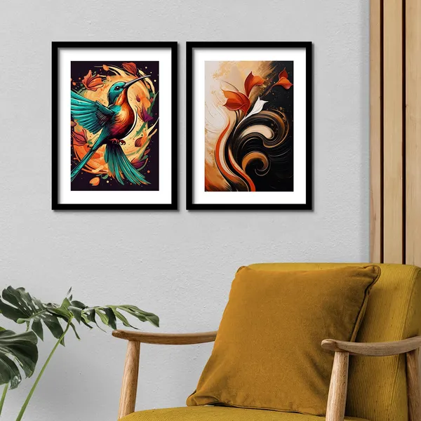 ARTELLY_Aesthetic_Bird_Framed_Wall_Art_Paintings_For_Living_Room_Bedroom,_Paintings_For_Wall_Decoration_-_Decorative_Poster_Frames_For_Bedroom_Home_Decor_items_(Set_of_2)_(Medium,_Modern_Art_1)