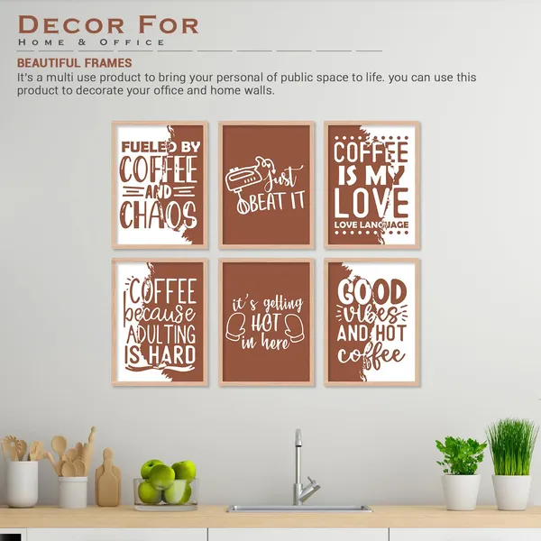 ARTELLY_Restaurant_Quotes_Framed_Posters_for_Kitchen_Cafe_Wall_Decoration_-_Food_Posters_with_Frame_for_Restaurant_Wall_Decor_(Set_of_6)_(10x13_inch,_kicha_4)