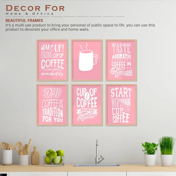 ARTELLY_Restaurant_Quotes_Framed_Posters_for_Kitchen_Cafe_Wall_Decoration_-_Food_Posters_with_Frame_for_Restaurant_Wall_Decor_(Set_of_6)_(10x13_inch,_kicha_3)