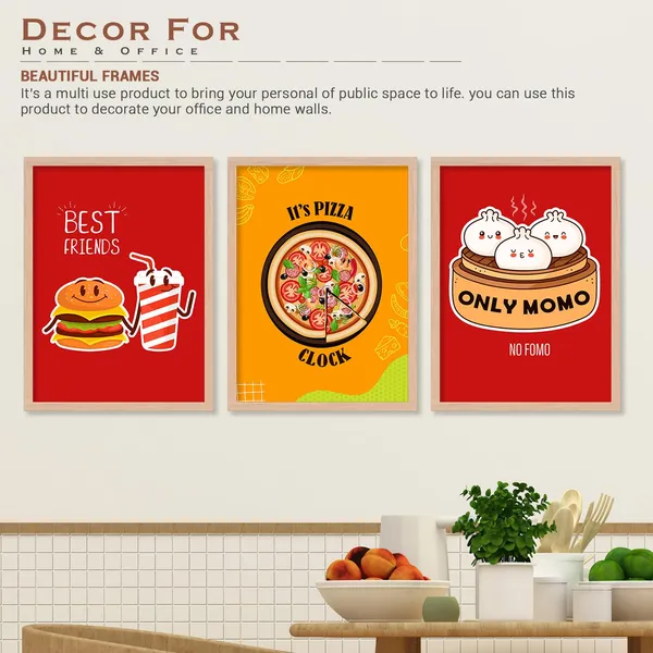 ARTELLY_Kitchen_Posters_for_Wall_-_Framed_Dining_Quotes_Wall_Frames_-_Food_Decor_Hanging_(Set_of_3)_(13x17_inch,_Kicha_9)