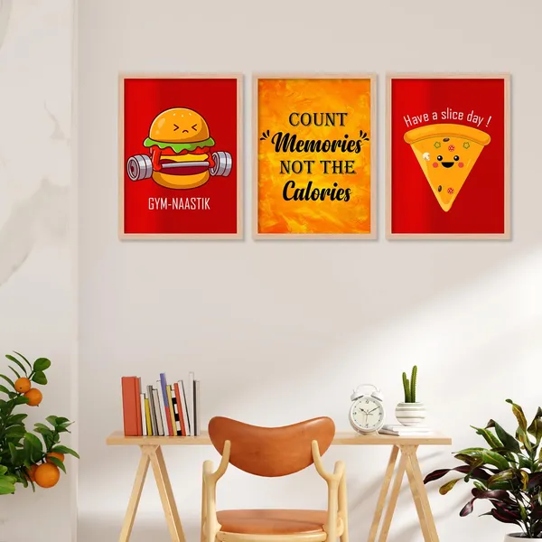 ARTELLY_Kitchen_Posters_for_Wall_-_Kitchen_posters_framed_-_Dining_quotes_wall_frames_-_Posters_for_kitchen_quotes_decor_-_Food_quotes_wall_hanging_(Set_of_3)_(13x17_inch,_Kicha_1)