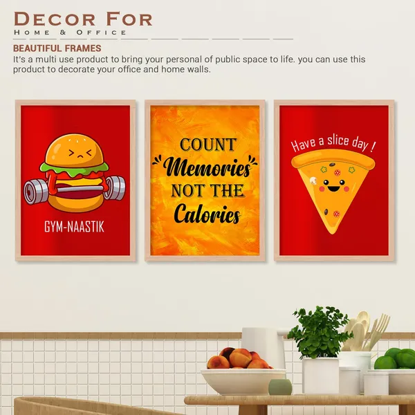 ARTELLY_Kitchen_Posters_for_Wall_-_Kitchen_posters_framed_-_Dining_quotes_wall_frames_-_Posters_for_kitchen_quotes_decor_-_Food_quotes_wall_hanging_(Set_of_3)_(13x17_inch,_Kicha_1)