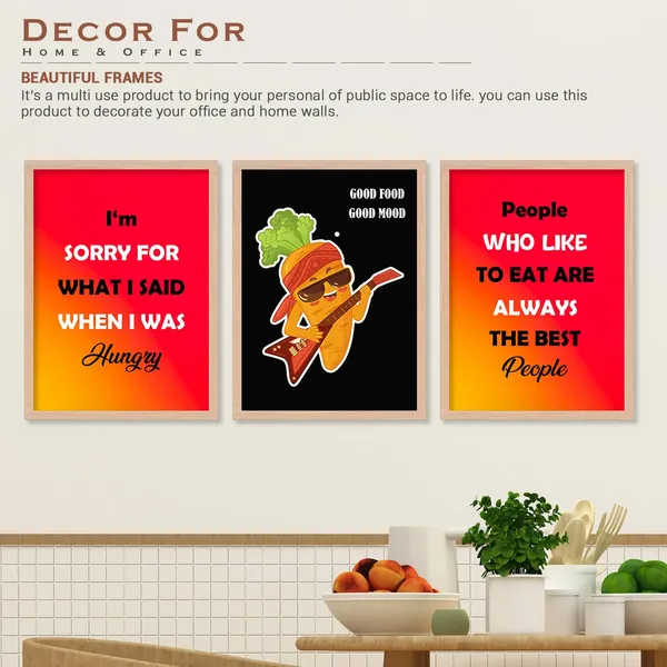 ARTELLY_Kitchen_Posters_for_Wall_-_Kitchen_posters_framed_-_Dining_quotes_wall_frames_-_Posters_for_kitchen_quotes_decor_-_Food_quotes_wall_hanging_(Set_of_3)_(13x17_inch,_Kicha_4)