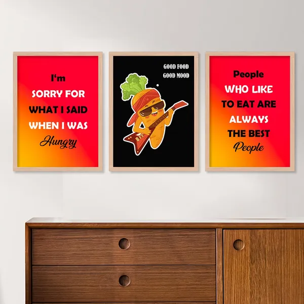 ARTELLY_Kitchen_Posters_for_Wall_-_Kitchen_posters_framed_-_Dining_quotes_wall_frames_-_Posters_for_kitchen_quotes_decor_-_Food_quotes_wall_hanging_(Set_of_3)_(13x17_inch,_Kicha_4)
