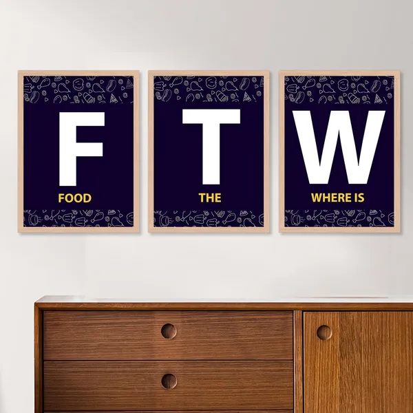 ARTELLY_Kitchen_Posters_for_Wall_-_Framed_Dining_Quotes_-_Food_Wall_Hanging_Decor_(Set_of_3,_13x17_inch,_Kicha_2)