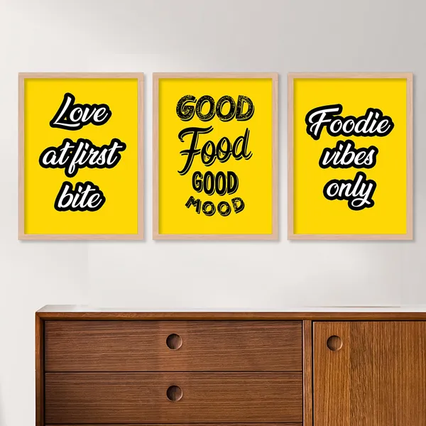 ARTELLY_Kitchen_Posters_for_Wall_-_Framed_Dining_Quotes_-_Food_Wall_Hanging_Decor_(Set_of_3,_13x17_inch,_Kicha_3)
