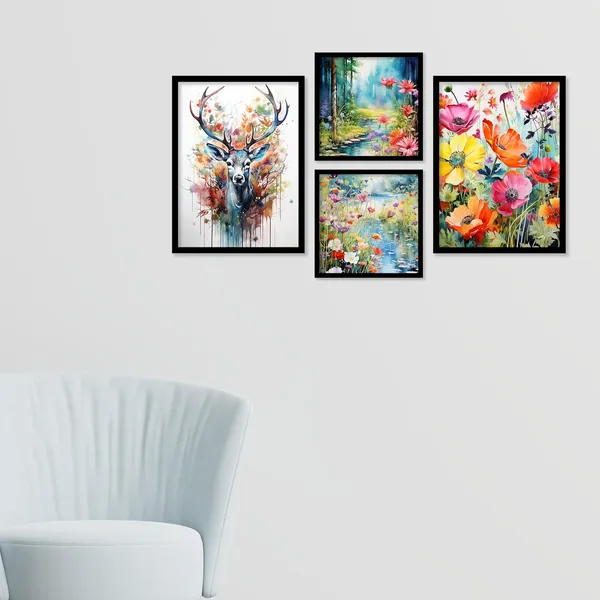 ARTELLY_Painting_For_Wall_Decoration_-_Wall_Painting_For_Living_Room_-_Wall_Decoration_Items_For_Living_Room_Bedroom_Office_Decor_(Set_of_4)_(Large,_Modern_Art_5)