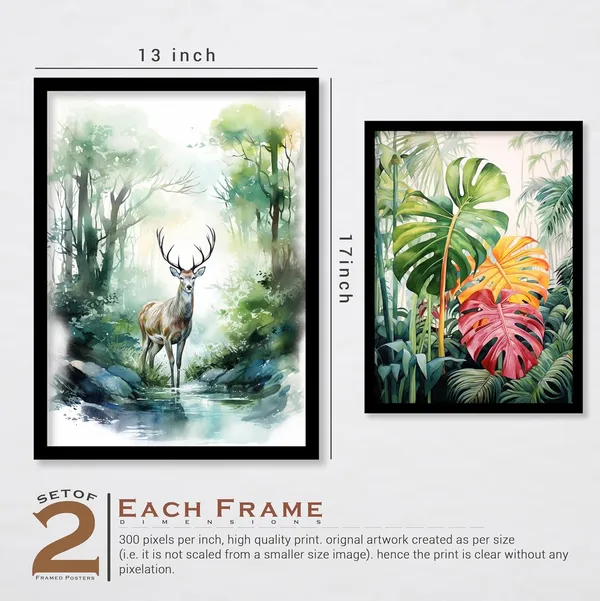 ARTELLY_Painting_For_Wall_Decoration_-_Wall_Painting_For_Living_Room_-_Wall_Decoration_Items_For_Living_Room_Bedroom_Office_Decor_(Set_of_4)_(Large,_Modern_Art_2)
