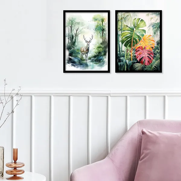 ARTELLY_Painting_For_Wall_Decoration_-_Wall_Painting_For_Living_Room_-_Wall_Decoration_Items_For_Living_Room_Bedroom_Office_Decor_(Set_of_4)_(Large,_Modern_Art_2)