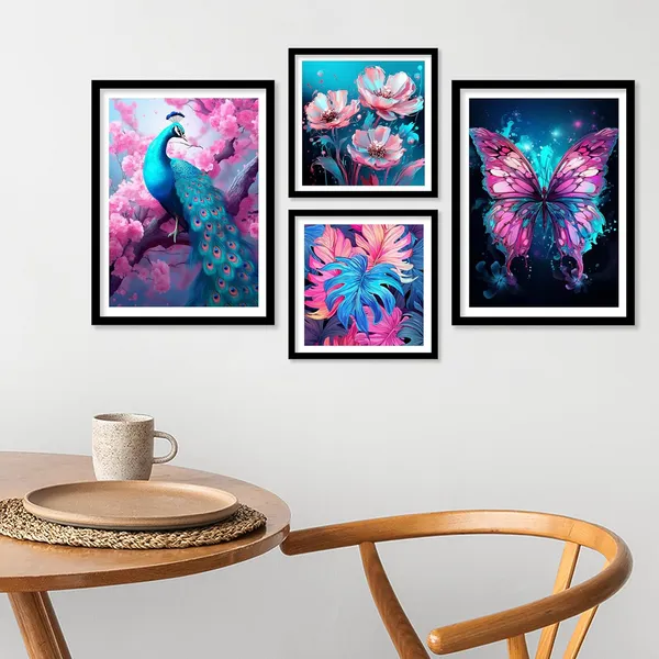ARTELLY_Peacock_Painting_For_Wall_Decoration_Art_-_Frames_For_Wall_Decor_-_Butterfly_Wall_Painting_For_Living_Room_-_Big_Size_Aesthetic_Bedroom_Home_Scenery_(Medium,_Modern_Artwork_3)