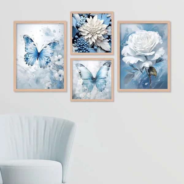 ARTELLY_Painting_For_Wall_Decoration_-_Wall_Painting_For_Living_Room_-_Aesthetic_Poster_Frames_Bedroom_Office_Wall_Decor_Framed_(Set_of_4)_(Large,_Modern_Art_2)