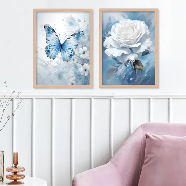 ARTELLY_Painting_For_Wall_Decoration_-_Wall_Painting_For_Living_Room_-_Aesthetic_Poster_Frames_Bedroom_Office_Wall_Decor_Framed_(Set_of_4)_(Large,_Modern_Art_2)
