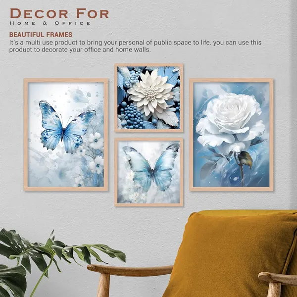 ARTELLY_Painting_For_Wall_Decoration_-_Wall_Painting_For_Living_Room_-_Aesthetic_Poster_Frames_Bedroom_Office_Wall_Decor_Framed_(Set_of_4)_(Large,_Modern_Art_2)