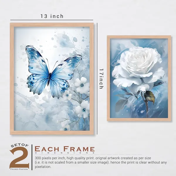 ARTELLY_Painting_For_Wall_Decoration_-_Wall_Painting_For_Living_Room_-_Aesthetic_Poster_Frames_Bedroom_Office_Wall_Decor_Framed_(Set_of_4)_(Large,_Modern_Art_2)