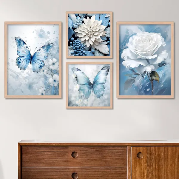 ARTELLY_Painting_For_Wall_Decoration_-_Wall_Painting_For_Living_Room_-_Aesthetic_Poster_Frames_Bedroom_Office_Wall_Decor_Framed_(Set_of_4)_(Large,_Modern_Art_2)