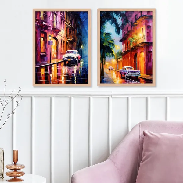 ARTELLY_Painting_For_Wall_Decoration_-_Wall_Painting_For_Living_Room_-_Aesthetic_Poster_Frames_Bedroom_Office_Wall_Decor_Framed_(Set_of_4)_(Large,_Modern_Art_4)