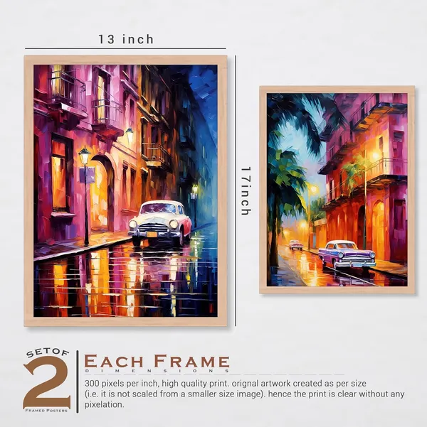 ARTELLY_Painting_For_Wall_Decoration_-_Wall_Painting_For_Living_Room_-_Aesthetic_Poster_Frames_Bedroom_Office_Wall_Decor_Framed_(Set_of_4)_(Large,_Modern_Art_4)